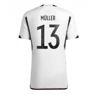 Camiseta Alemania Thomas Muller #13 Primera Equipación Replica Mundial 2022 mangas cortas